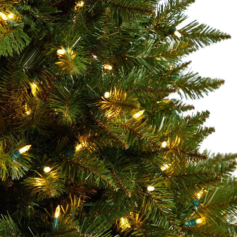 Lighted Artificial Christmas Tree, 6.5' H