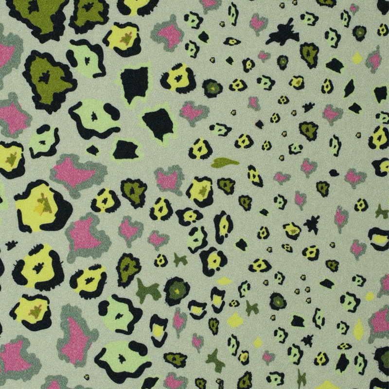 Leopard Lights Linen Fabric, Savannah