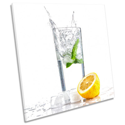 Z5987 Mojito Cocktail Drink Kitchen Picture - Wrapped Canvas Print