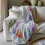 Couverture florale en sherpa de qualité supérieure Springtime-97674884