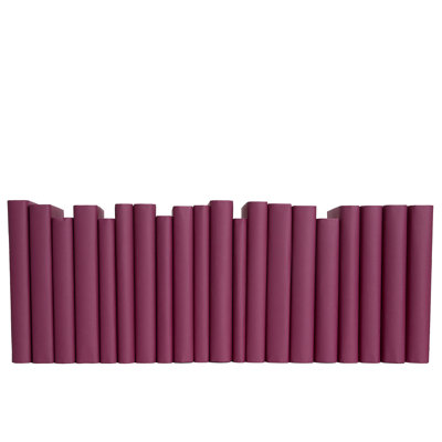 Livres décoratifs - Livres en papier Boysenberry - Livres mauves au pied