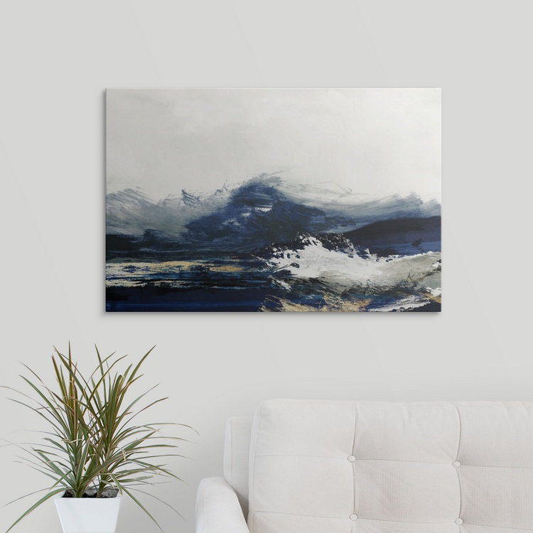 «Water» Byler, reproduction d'art, H 32 po x l 48 po x p 1,5 po, Toile