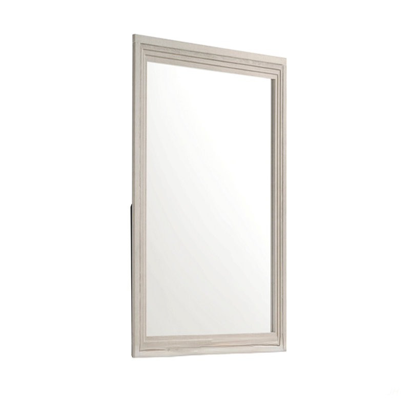 Miroir carré Colorado de style moderne en bois rustique naturel (Comprend seulement un miroir - la commode n'est pas incluse)