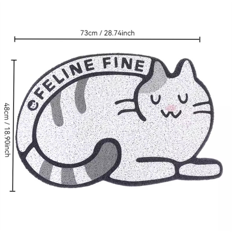 Tapis filtrant pour litière pour chat