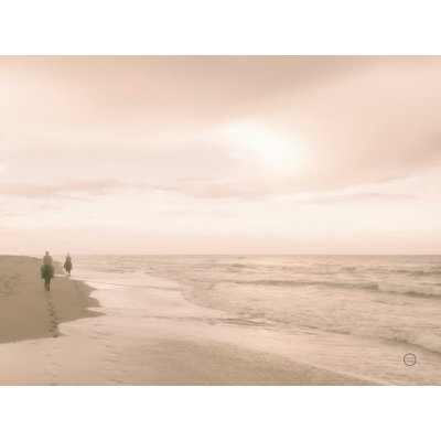 " Horses On The Beach Crop " by Nathan Larson