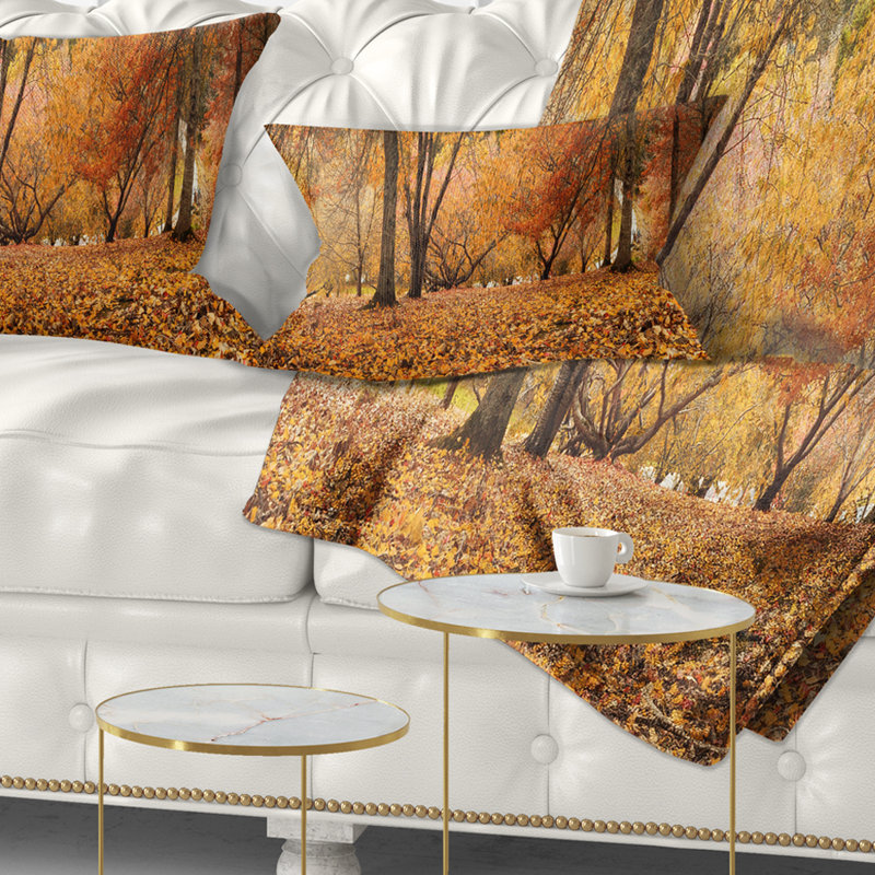 Coussin lombaire photographie d'automne