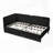 Modern Velvet Sofa Bed with 2 Storage Drawers-229307568-229307571