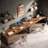78.7" Extra Long 2-Person Computer Desk with Metal Legs-1589892229
