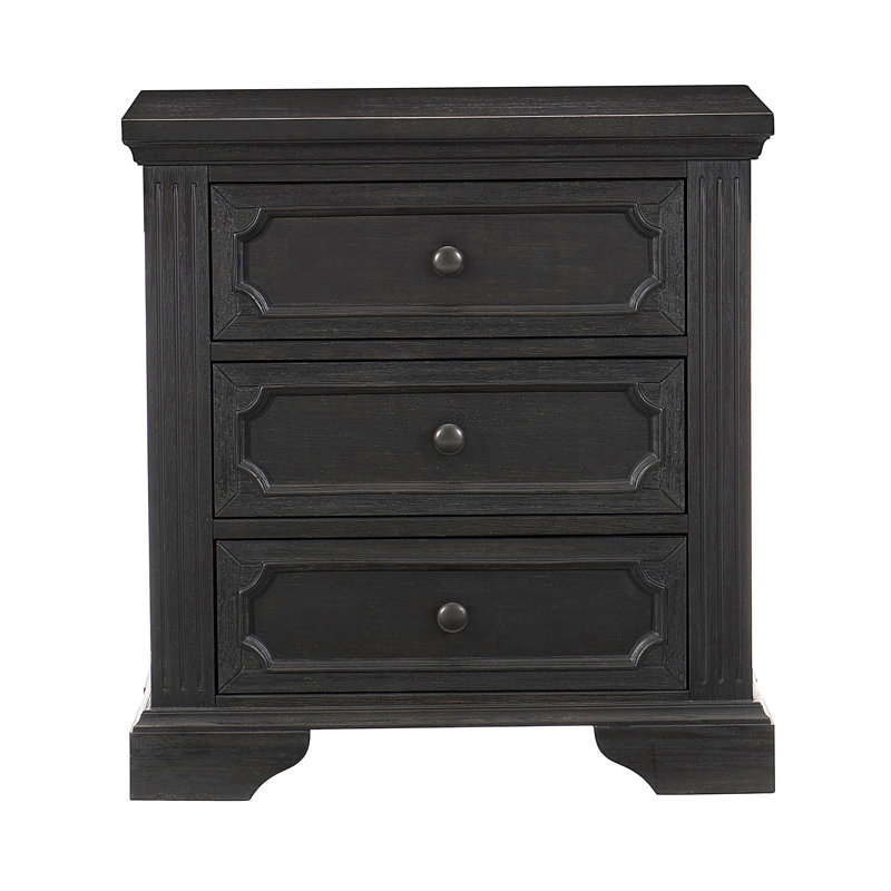 Table de chevet à 3 tiroirs 1pc