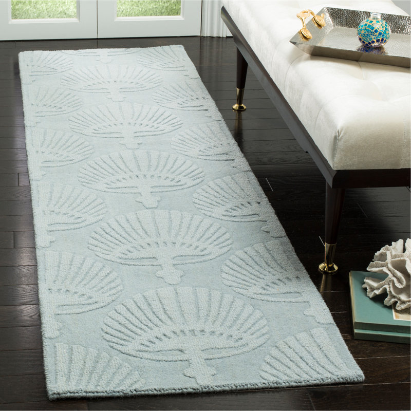 Edgartown Hand Loomed Wool Geometric Rug, Runner 2'3" x 8'