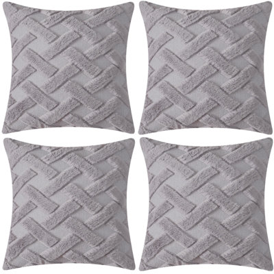 Faux Fur Reversible Pillow Cover