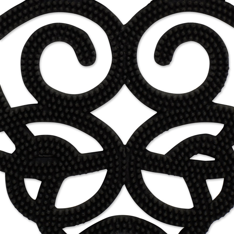 Romilly Non-Slip Geometric Outdoor Doormat
