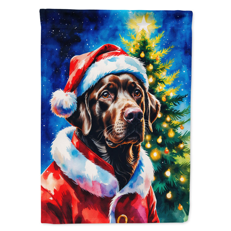 Drapeau de jardin Doberman Pinscher, Labrador Retriever chocolat