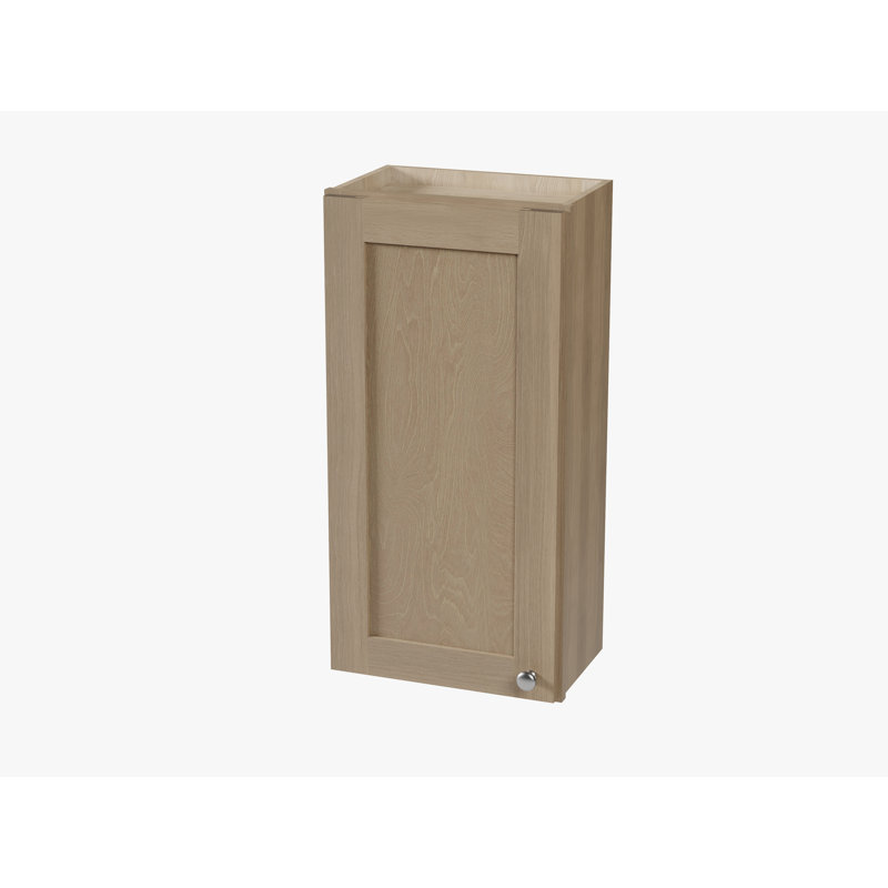 Disar 15" Bathroom Wall Cabinet Left, Satin