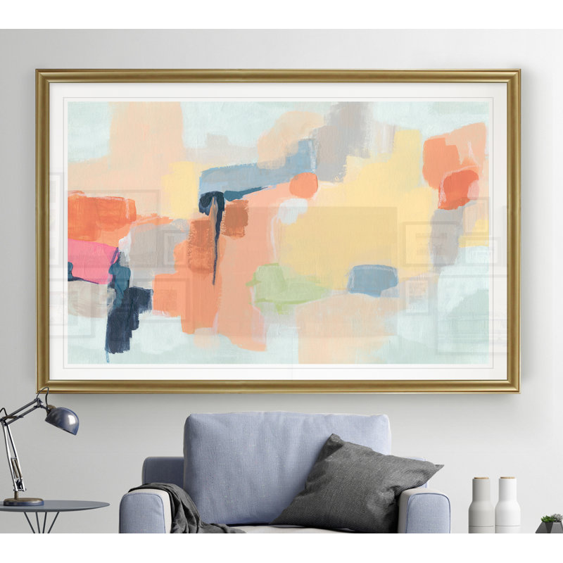 Cartographe, reproduction sur toile, H 18,5 po x l 24,5 po x P 1,5 po, Encadrement doré