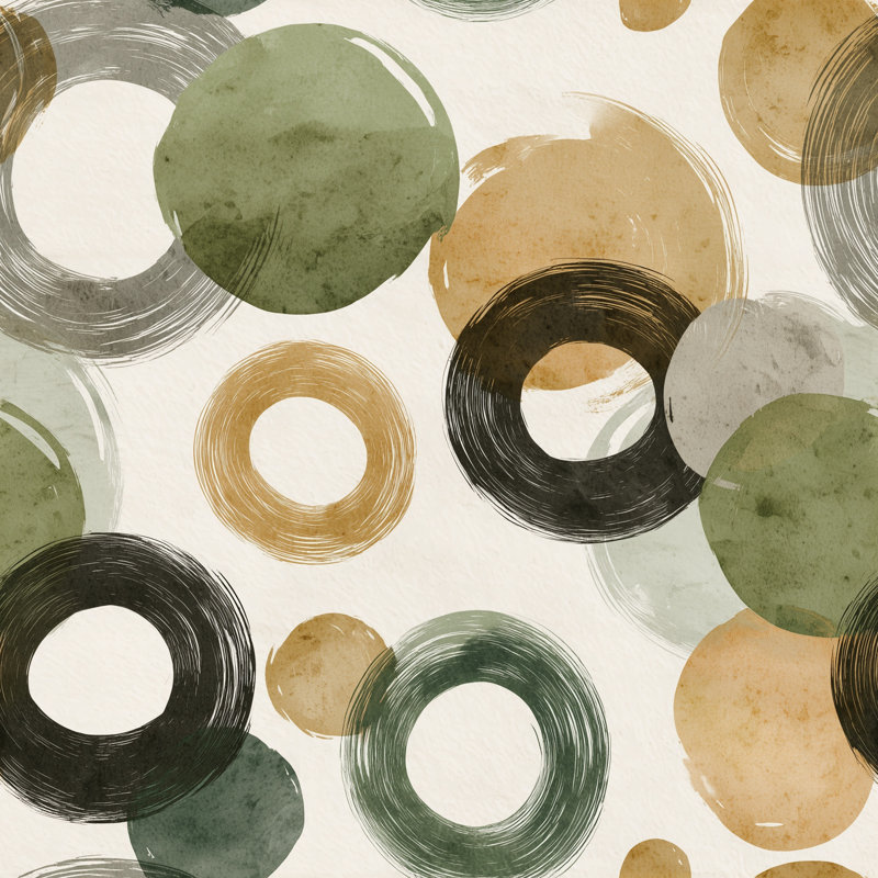 Papier peint sur fond blanc, Non-Woven Non-Pasted