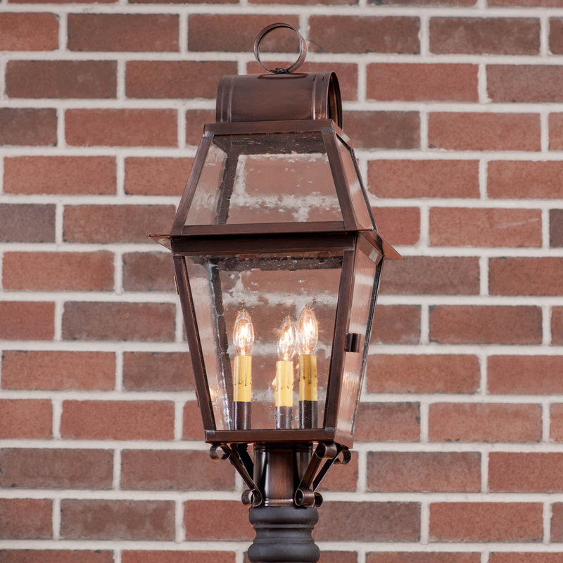 Tête de lanterne câblée 1 lumière H 27 po, Cooper