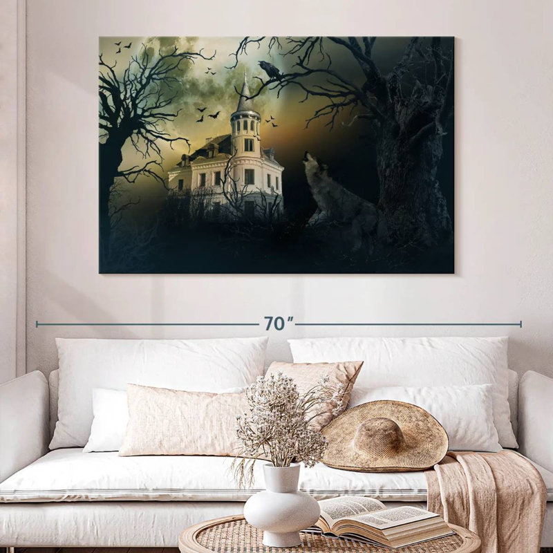 Hitzel Castle, 34" H x 51" W