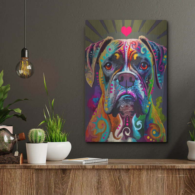 «Boxer» par Dean Russo, H 16 po x l 12 po
