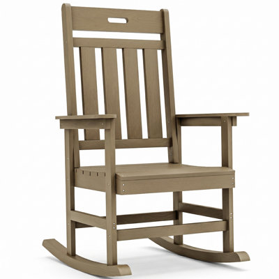 Outdoor HDPE Rocking Chair For All - Weather Use