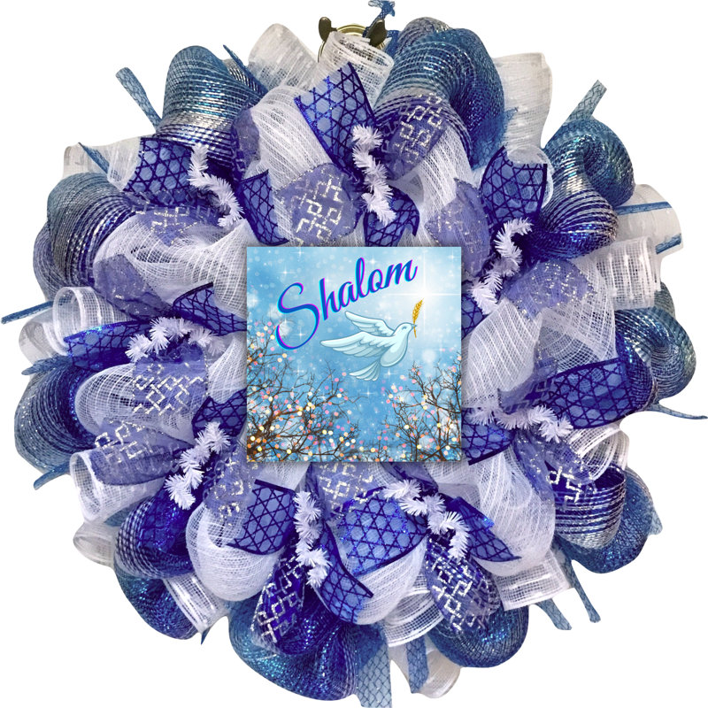 Couronne Hanoukka Shalom Dove