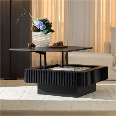 Table basse carrée 35,43 pouces Modern Handcraft