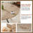 42.5-58.2 Inch Extendable( with Rotating Extension Leaves) Round Dining Table With Storage Shelf For 4-6 People-1252142061