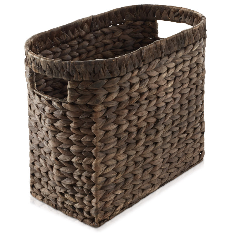 Casafield Magazine Holder Basket, Dark Brown