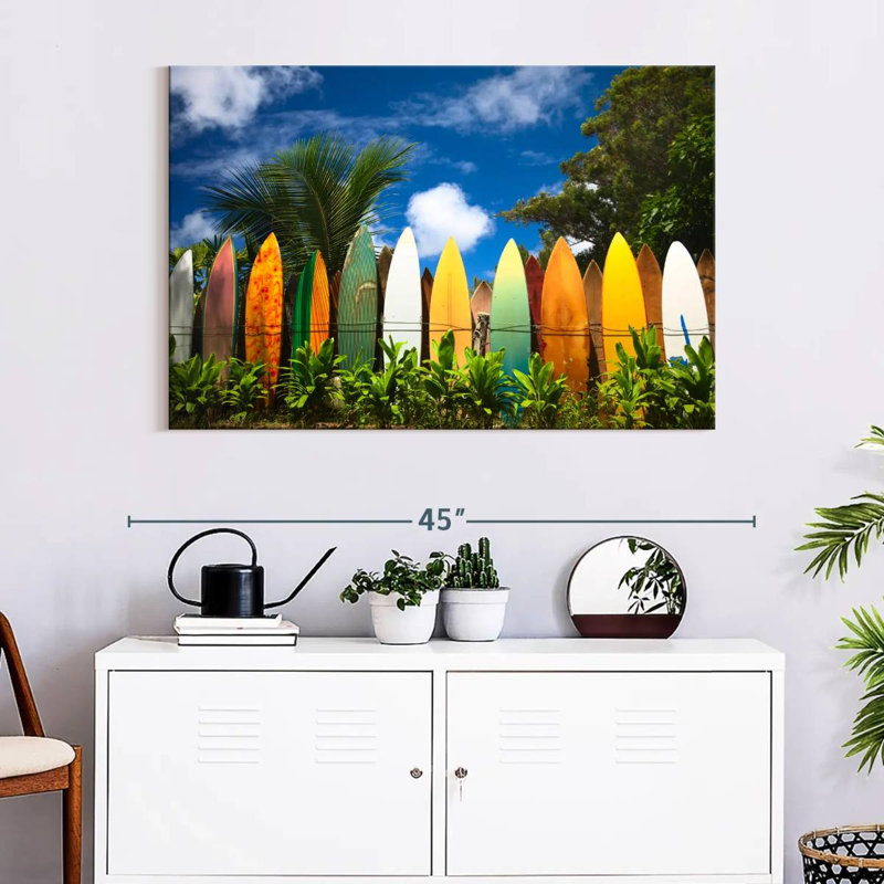 Senne Surfboard Row, 26" H x 39" W