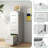 4 Drawer Office File Cabinet With Lock, A4/Legal/Letter Size, Adjustable Hanging Rods, Formaldehyde-, Easy Setup-120267558