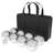 Bocce Ball Set Lawn Game with 8 Steel Tossing Balls and Carrying Case