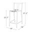 Tabouret de bar avec repose-pieds Joe-Alan