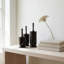 Ebony Wood Collection Wood Jar-2011230194