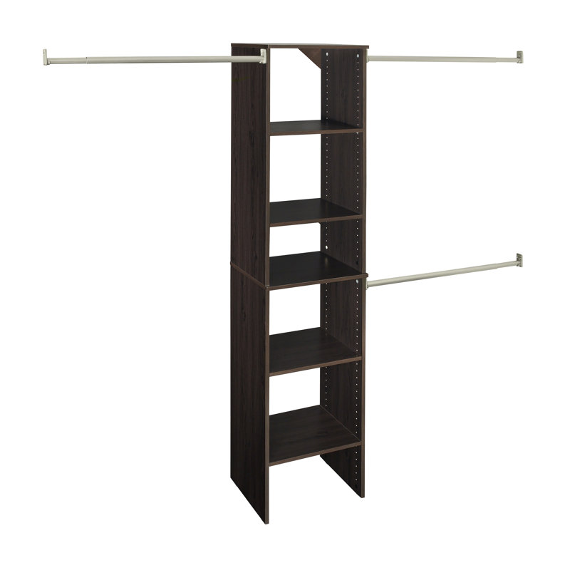 SuiteSymphony Closet System, 25" W, Espresso