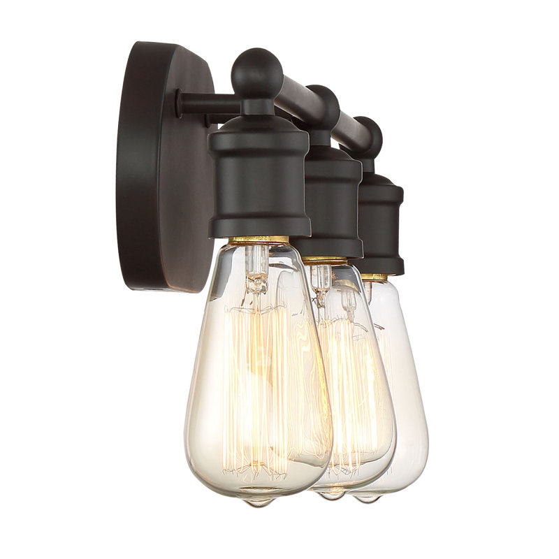 Laurie 3 - Light Dimmable Vanity Light, Oil Rubbed Bronze