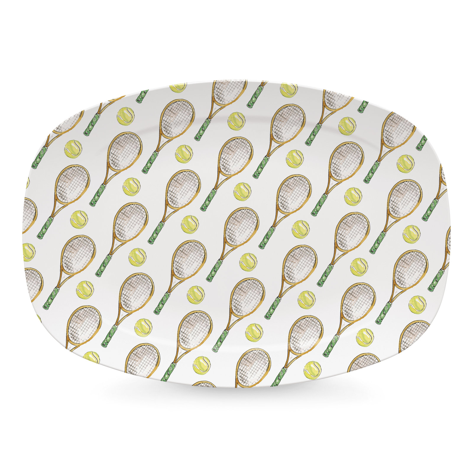 Traychic Oval Resin Platter