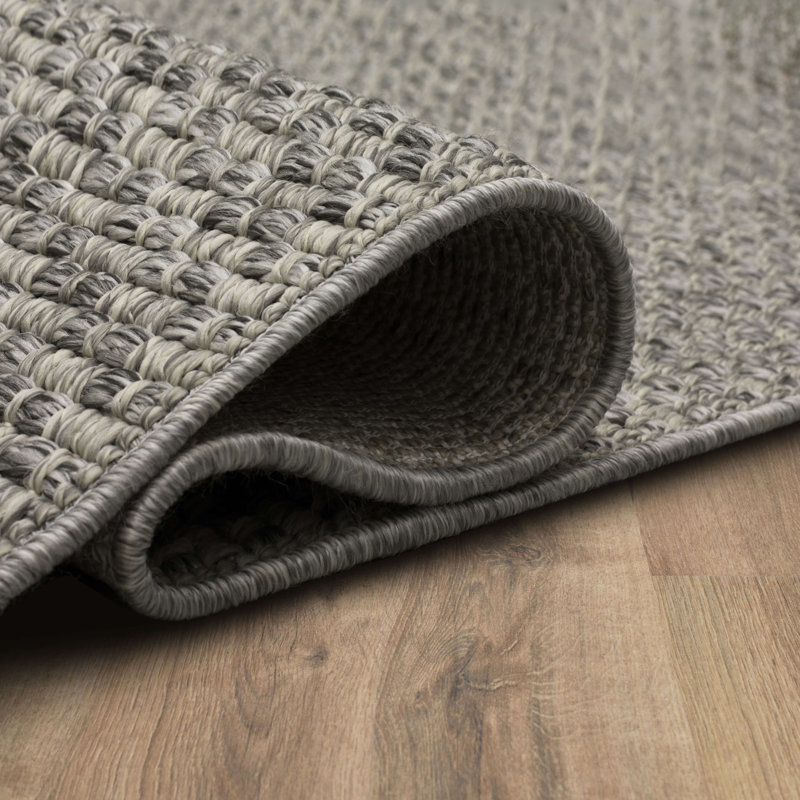 Tapis gris en polypropylène Karastan Rugs Lanai, Rectangle 7 pi 10 po x 10 pi
