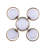 Frosted Glass Semi Flush Mount