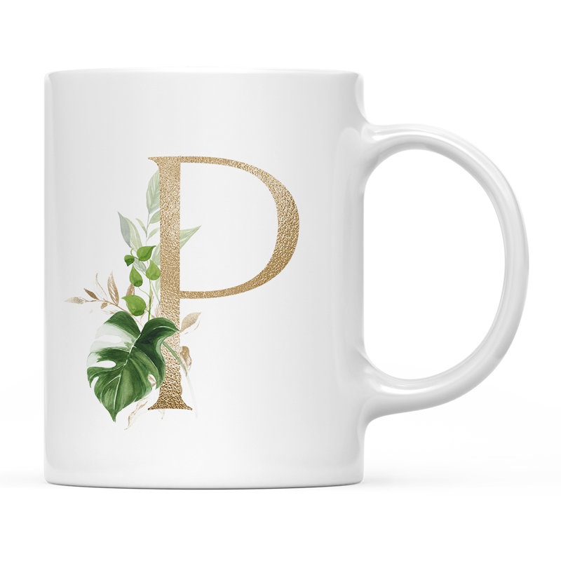 Grande tasse à café exotique, P