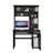 Compu 180 Hutch Desk With Multiple Shelves, Retractable Keyboard Tray, And CPU Door Panel For Enhanced Organization And Productivity
