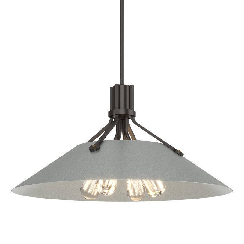 Henry 4 - Light Single Cone Pendant, Natural Iron, Oil Rubbed Bronze