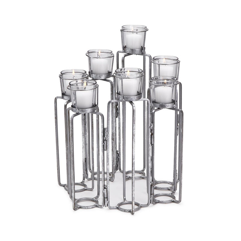 Serpentine Set Of 7 Candleholder