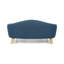 Lit luxueux pour chien de style Mid-Century moderne avec pieds en bois de bouleau et coussin capitonné moelleux, idéal pour le confort et le style des petits chiens-904490651