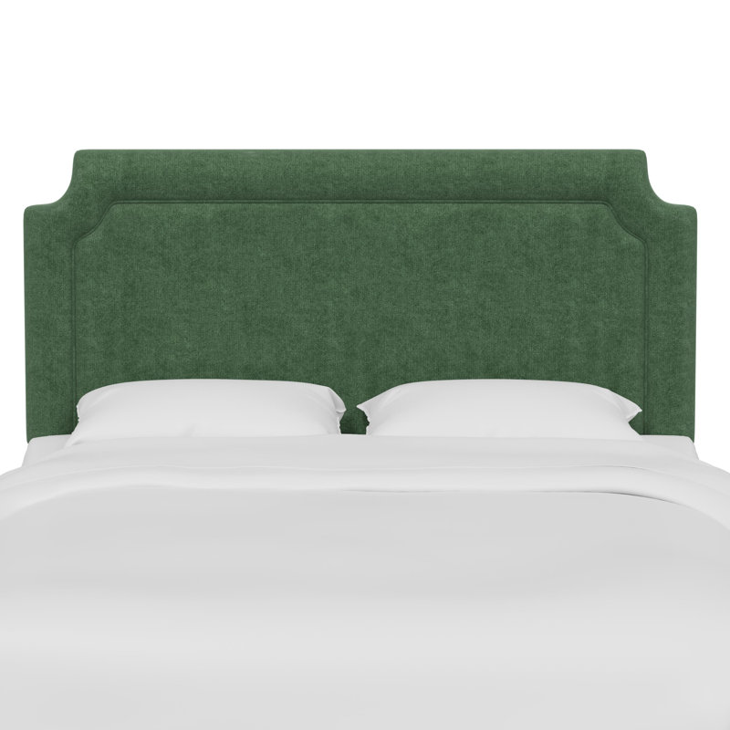 Pocola Upholstered Headboard, King, Classic Navy Linen
