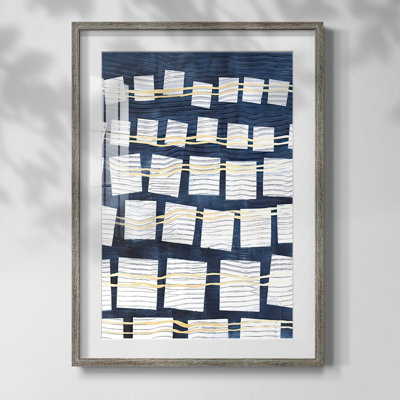 Interconnected Shapes I Framed Print