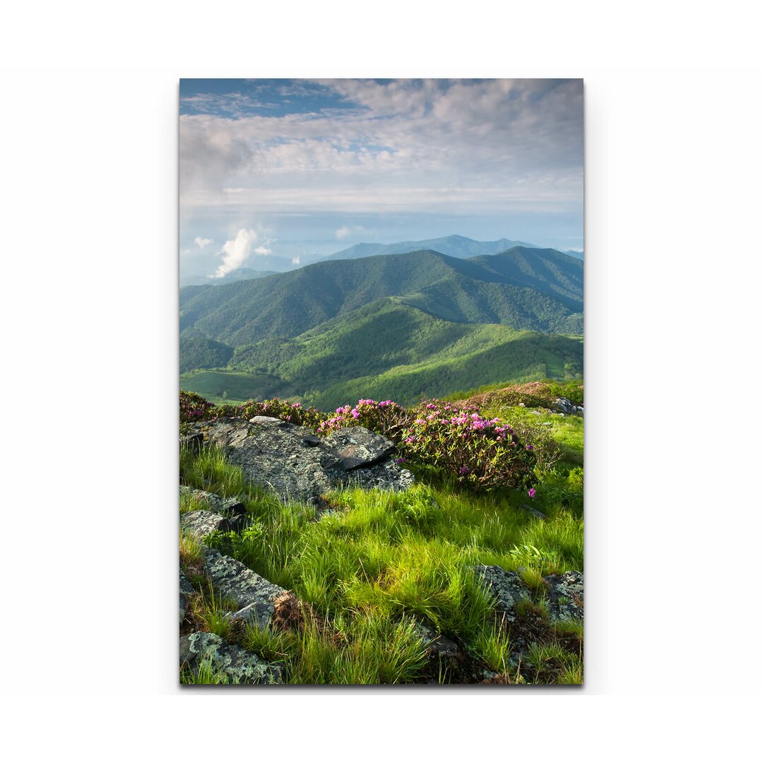 Leinwandbild Wunderschöner Blick auf den Appalachian Trail - USA