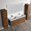 Meuble-lavabo double flottant avec lavabo mural Annedoris-1322837635
