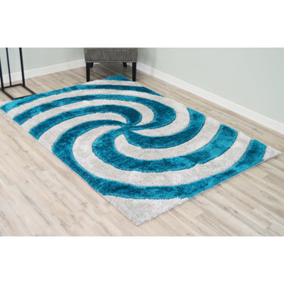 Tapis bleu area Amel