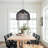 1 - Light Natural Geometric Pendant