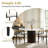 Alpena 5-Pieces Faux Marble and Wood Dining Table Set with Boucle Chairs, White-1692833131-1692833132-1692833135